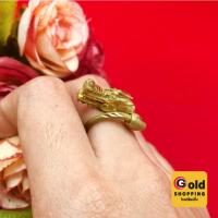 ราคา แหวนทองเหลืองหัวมังกรตัดลาย ฟรีไซส์ งานดิบไม่ได้ชุบ ทองเหลืองโบราณ เสริมสิริมงคล บารมี พร้อมส่ง (29900414731)