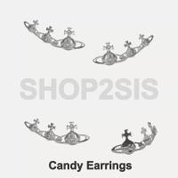 ราคา พร้อมส่ง✨Vivienne Westwood Candy Earrings ของแท้ใบเสร็จครบค่า (27012266543)