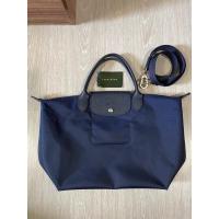 ราคา Used สภาพ 80% Longchamp M neo nylon สี navy (19474566089)