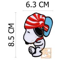 ราคา ตัวติดเสื้อ ตัวรีดเสื้อ อาร์ม Armpatch งานปักผ้า สนูปปี้ Snoopy ธีม ชุดนอน A136 (23071845980)