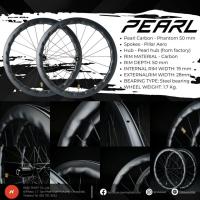ราคา 2025 pearl discbrake ล้อเสือหมอบคาร์บอนดิสเบรค pearl ขอบสูง​50มม (25446270051)