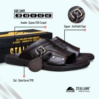 ราคา STALLANK || รองเท้าแตะหนังผู้ชาย | รองเท้าแตะแบบสวมสําหรับผู้ชาย Lexus Series (47402742988)