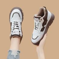 ราคา รองเท้ากีฬาหนังแท้หุ้มข้อสำหรับผู้หญิงฤดูใบไม้ผลิ (27003289751)