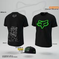 ราคา เสื้อยืด DS FOX ฟรีหมวก/ หมวกโลโก้ FOX/ 192/ 12/ เสื้อยืด FOX Racing/ เสื้อยืด Racing/ เสื้อยืดวิบาก (40472952101)