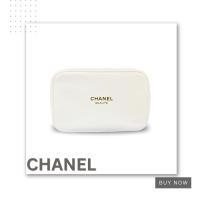 ราคา กระเป๋าเครื่องสำอาง Chanel Beaute สีขาว ขนาดกำลังดี ซิบสวย มีกล่อง (27673139976)