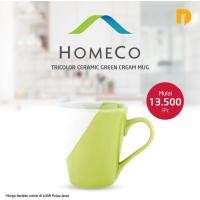 ราคา แก้วมัคเซรามิกสีครีมสีเขียว Tricolor (7385818757)