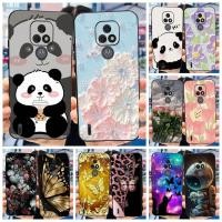 ราคา Motorola MOTO E7 E7i Power MotoE7 น่ารักแพนด้าดอกไม้ทาสีปลอก MOTO E7 E 7 7i Power ซิลิโคนนุ่ม TPU เคสโทรศัพท์ (27505714325)