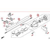 ราคา ชุดกระบอกเพลา GX35 GX50 ฮอนด้า(Honda) แท้ สำหรับเครื่องตัดหญ้า (20491844926)