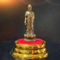 ราคา พระยูไล พระพุทธเจ้า ทองเหลืองแท้100% ชิ้นส่วนทองแดงแกะสลักขนาดเล็ก สำริดโบราณ พระพุทธรูปสำริดทองแดง 纯铜如来佛 (42357663395)