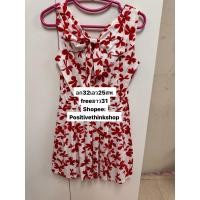 ราคา beautiful floral แดงสดใส เดรส #แดง #Red Dressฮิตสวยจ้าน่ารักมากงานแบรนด์ทรงเก๋ใส่น่ารักสวยสภาพใหม่มาก (28804627330)