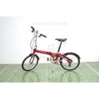 ราคา จักรยานพับได้ญี่ปุ่น - ล้อ 20 นิ้ว - มีเกียร์ - อลูมิเนียม - Dahon Route - สีแดง [จักรยานมือสอง] (26081695647)