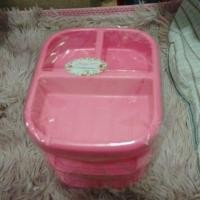 ราคา กล่องลิ้นชัก2ชั้น ช่องวางด้านบน3ช่อง สีชมพู#กล่องพลาสติก (11799898630)