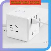 ราคา NUSTARA STORE - Mijia Rubik ปลั๊กไฟ 3USB 2.4A แบบมีสาย Vers - MJCXB3-02QM (25145680832)
