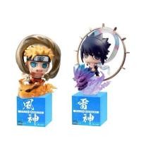 ราคา [พร้อมส่ง] Petit Chara Land - NARUTO Shippuden: Fuujin Naruto Uzumaki & Raijin Sasuke Uchiha Set (29560412267)