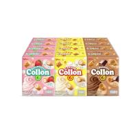 ราคา กูลิโกะ โคลลอน ฟูล เซ็ท / Glico Collon Full Set ขนมสอดไส้ครีม, ช็อกโกแลต และสตอ (45753194569)