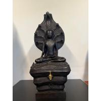 ราคา พระพุทธนาคปรกฐานทิพย์สธปี2538เนื้อโลหะรมดำหน้าตัก9นิ้ว (24080092244)