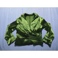 ราคา เสื้อสีเขียวตอง ผ้าไหมเงา อก 38-40" (55350721648)