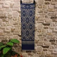 ราคา ผ้าฝ้าย (ผ้าไทย ผ้าซิ่น ผ้าถุง) ผ้าทอทั้งผืน ลายมัดหมี่ฝ้ายคราม สีน้ำเงิน (42927472106)