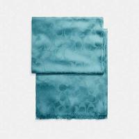 ราคา ผ้าพันคอCoach​ สีAquamarine (20730040797)