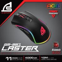 ราคา เมาส์เกมมิ่งSigno E-Sport GM-961 LASTER Macro Gaming Mouse (Black) (4686322616)