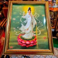 ราคา กรอบรูปภาพมงคล เจ้าแม่กวนอิม ภาพเสริมฮวงจุ้ยบ้าน ร้านค้า ของขวัญ ของที่ระลึก ขึ้นบ้านใหม่ งานเกษียณ (25260726550)