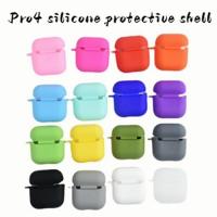 ราคา Pro4 เคส TWS หูฟังบลูทูธป้องกันซิลิโคนเคส Wirelless ชุดหูฟังสําหรับ Pro 4 หูฟังบลูทูธ (26666836334)