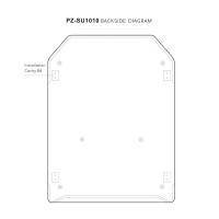 ราคา PUZU 10inch Car Seat Active Subwoofer พร้อมอลูมิเนียมกรณี Big Output Power 600W PZ-SU1010 (54202139886)