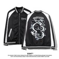 ราคา พร้อมส่ง เสื้อแจ็คเก็ต Ripndip DragonStar Sukajan Varsity Bomber Jacket - Black (สีดำ) by XSHT (22462080629)
