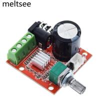 ราคา 12 V Mini Hi - Fi Pam 8610 บอร์ดเครื่องขยายเสียงสเตอริโอ 2x10 W Dual Channel D Class 10w + 10w PAM8610 (3156258143)