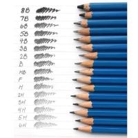 ราคา Staedtler ดินสอเขียนแบบ รุ่น Mars Lumograph แท่งสีฟ้า มีความเข้มไส้ให้เลือก 19 แท่งดำ มี 4 (20407830303)
