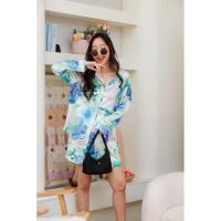 ราคา LS624 Set เชิ้ตแขนยาว+กก ขาสั้น ลายเพ้นท์ เนื้อผ้าsilkนิ่มๆ ลื่น พริ้วๆ (44153618207)