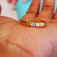 ราคา แหวนเพชรแท้ฝังเม็ดเดี่ยว (2299710538)