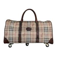 ราคา Burberry Nova Check Boston กระเป๋าถือใบใหญ่ของแท้มือสอง (40926353379)