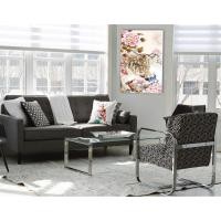 ราคา รูปภาพติดผนัง กรอบลอยพร้อมแขวน ภาพนกยูงคู่ และ ดอกโบตั๋น ปรับฮวงจุ้ย (4331675701)