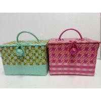 ราคา ตะกร้าสานเส้นพลาสติกอเนกประสงค์ มีฝาปิด สินค้า OTOP ตะกร้าสานพลาสติก แบบมีฝาปิด กระเป๋าสานเส้นพลาสติก ตะกร้าสาน (16684098772)