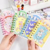 ราคา A7 PREMIUM THICK RING NOTEBOOK WITH DOUBLE COVER CARTOON MOTIF WITH BOOKMARK / CUTE IMPORTED MINI NOTEBOOK / CUTE RING NOTEBOOK / CUTE SPIRAL NOTEBOOK (20686964190)