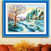 ราคา ครอสติชพิมพ์ลาย11ct ขนาด53×43cm (7339886827)