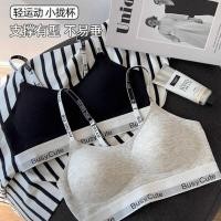 ราคา เสื้อชั้นในไร้โครงสไตล์อเมริกัน ใส่สบาย สำหรับสาวๆ หน้าอกเล็ก ไม่มีโครง สปอร์ตบรา ใส่สบาย ไม่ย้วย ห (24919613473)