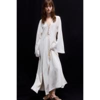 ราคา H&M(เอชแอนด์เอ็ม) เดรสดีเทลเชือกผูก ผู้หญิง 1291736_1 (42217018278)