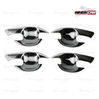 ราคา เบ้ารองมือเปิด ยาริส Toyota Yaris 2014-2016 เบ้ารองมือเปิด, เบ้ากันรอย, เบ้าประตู ชุปโครเมี่ยม 4 ชิ้น (PTP) (24680458584)