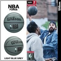 ราคา Wilson วิลสัน ลูกบาส บาสเกตบอล เบอร์ 7 NBA Forge Light Blue Grey #7 WTB8203XB07 (1590) (26309304010)