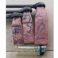 ราคา หัวแร้งเผาไฟ โบราณ บัดกรี รางน้ำ สังกะสี เบอร์ 2 3 4 ตะกั่วแท่ง (2369277614)