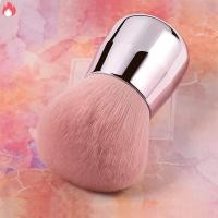 ราคา แปรงปัดแก้มคาบูกิ kabuki ( สีชมพู) แปรงแต่งหน้า ขนาดพกพา (16796461073)