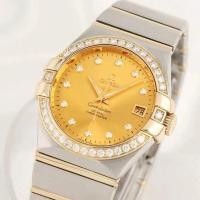 ราคา Omg นาฬิกาผู้ชาย Constellation Series Mechanical 18K Gold// นาฬิกาสแตนเลส Swiss Watch Casual (25235079868)