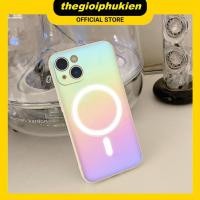 ราคา เคสไอโฟน - เคสไอโฟนขอบสี่เหลี่ยมป้องกันกล้องสีรุ้งสําหรับ iphone 6 ถึง 16promax - th001 (50351697464)