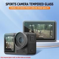 ราคา 3PCS ฟิล์มกระจก DJI Action 4 ติดง่าย เว้นขอบ ไม่ดันเคส Tempered Glass Film for DJI Osmo Action 4 (27493889748)