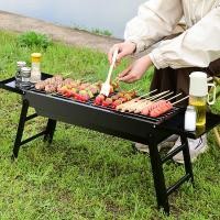 ราคา เตาย่างบาร์บีคิว เตาย่างแคมป์ปิ้งกลางแจ้ง เตาย่างบาร์บีคิวแบบพกพา พับได้ เตาสแตนเลสขนาดเล็ก (29757149721)