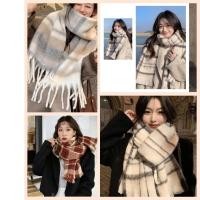 ราคา การเปลี่ยนแปลง ผ้าพันคอไหมพรมกันหนาวผู้หญิงสไตล์เกาหลีสวยและอบอุ่นลายหมากรุกทุกสี ดํา แดง เทา น้ําเงิน (29392659603)