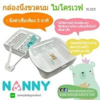 ราคา กล่องนึ่งขวดนมด้วยไมโครเวฟ แนนนี่ (14164604526)
