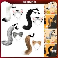 ราคา ชุดหูและหางแมว สุนัข และจิ้งจอก สำหรับฮัลโลวีน (53951701599)